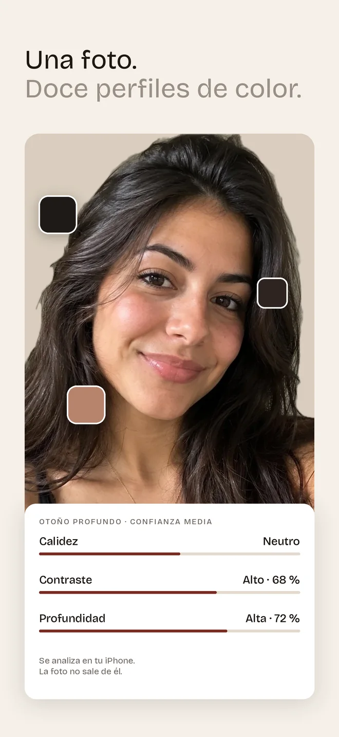 Your color profile with undertone, contrast and depth