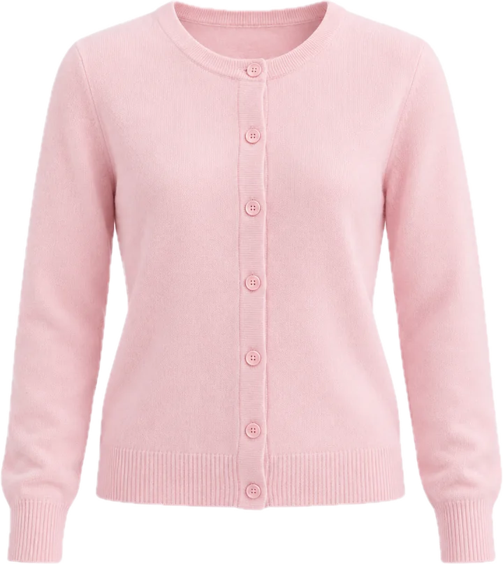 Pastel pink cardigan